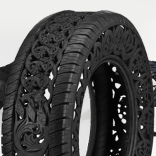 El arte sobre ruedas: Los artistas del neumático